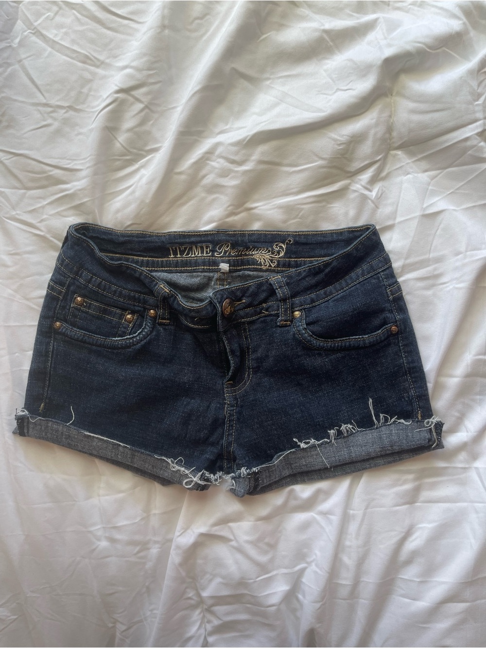 Dark Blue Denim Women’s Shorts